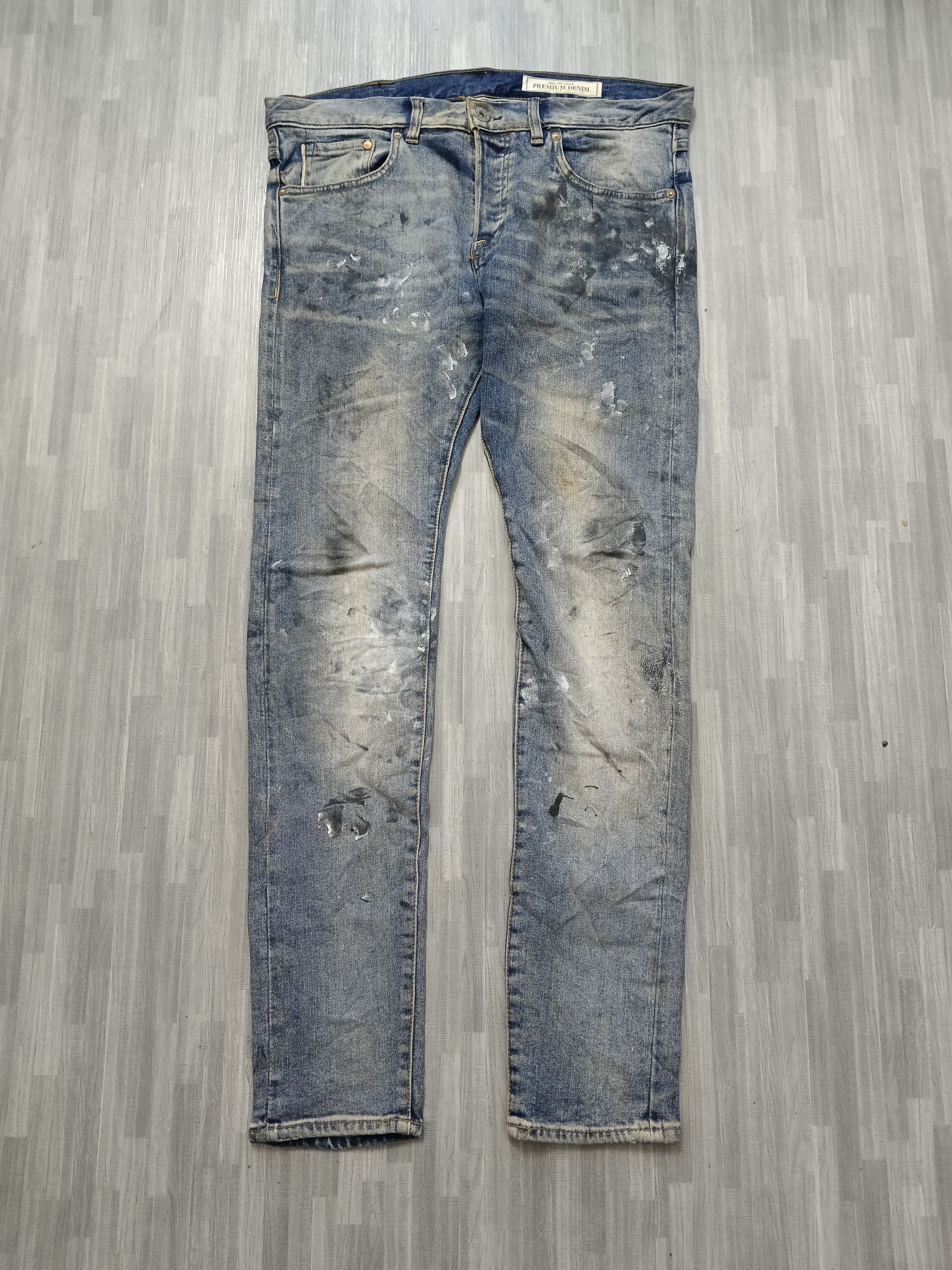 H&M × If Six Was Nine SICK DiSTRESSED SELVEDGE H&M DENIM PANTS Size US 32 / EU 48 - 2 Thumbnail