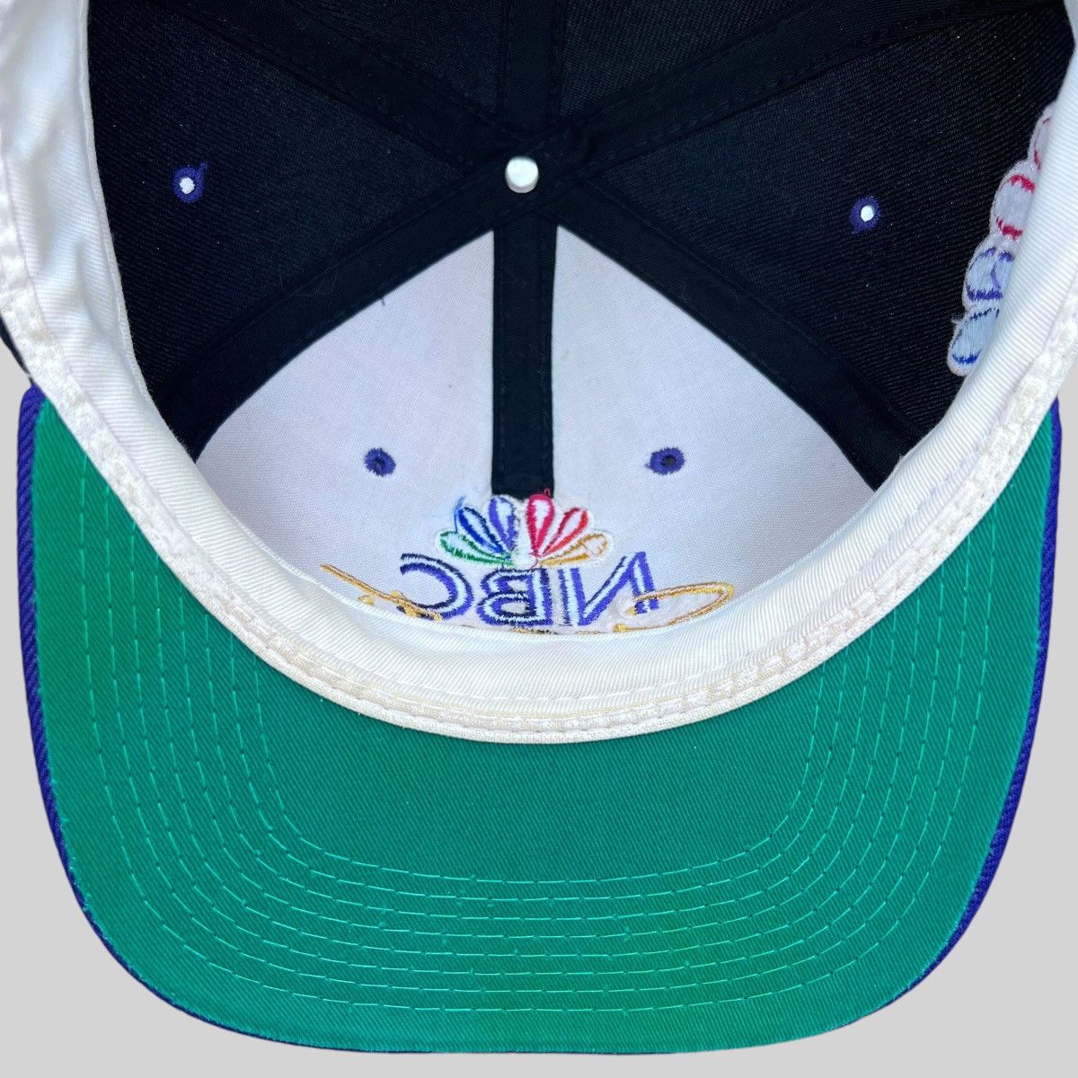 Sports Specialties × Vintage Vintage 1990s NBC Sports Purple Sports Specialties Snapback Size ONE SIZE - 10 Thumbnail