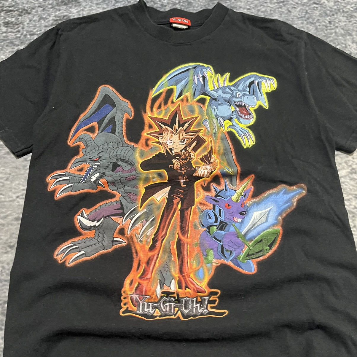 Vintage VINTAGE 90s YUGIOH ANIME CARTOON BLACK T SHIRT YOUTH MEDIUM Size US XS / EU 42 / 0 - 3 Thumbnail