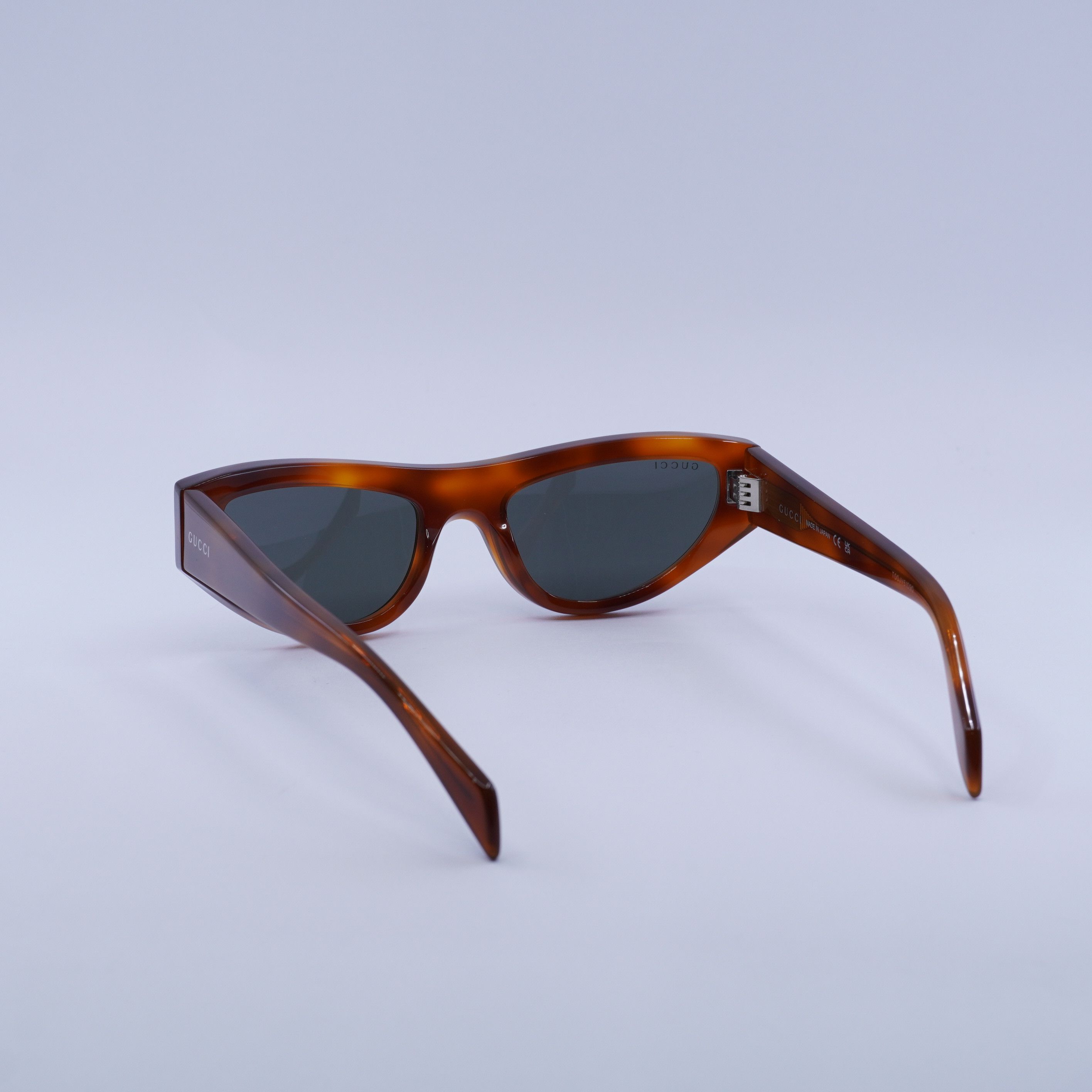 Gucci Gucci GG1919S 004 Sunglasses Havana Cat Eye Frame Size ONE SIZE - 9 Thumbnail