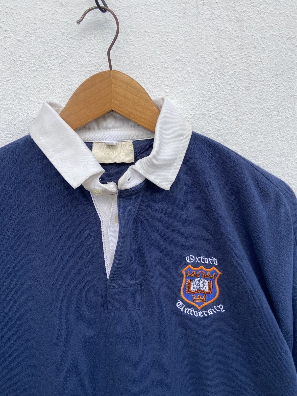 Oxxford Clothes 🔥 Vintage 90s Vintage Oxford University polo rugby tees Size US L / EU 52-54 / 3 - 1 Thumbnail