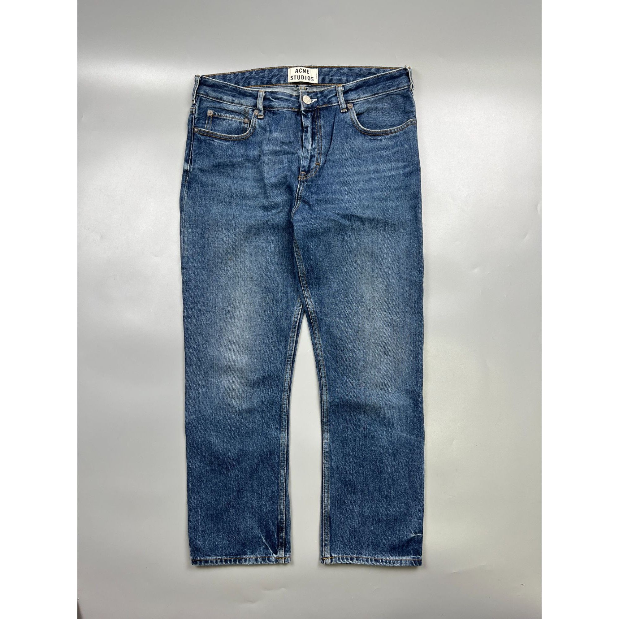 Acne Studios Acne Studios Pop Vintage Blue Denim Jeans Pants (Y0946) Size US 36 / EU 52 - 1 Thumbnail