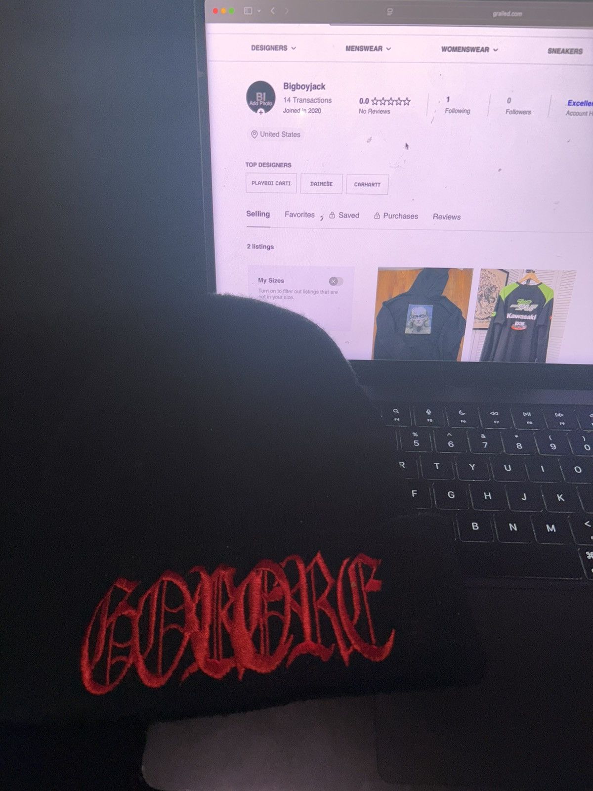 Other Ken carson gorecore beanie Size ONE SIZE - 3 Thumbnail