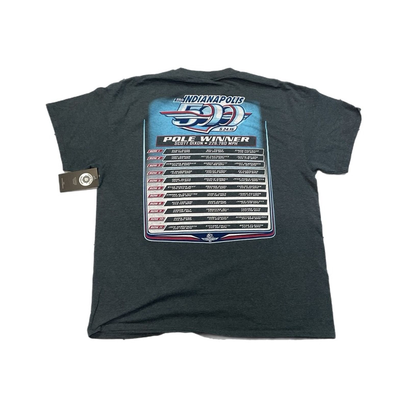 Gildan 2015 Indianapolis Indy 500 T-Shirt Size US XL / EU 56 / 4 - 2 Thumbnail