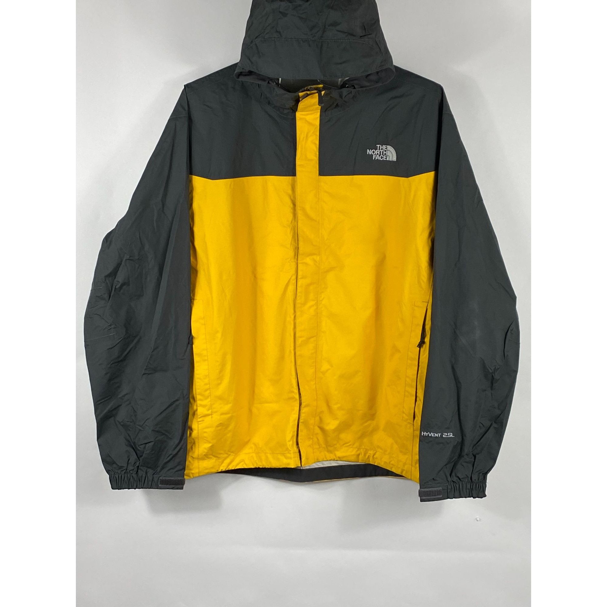 The North Face The North Face Hyvent 2.5L Waterproof Hiking Jacket Black Ye Grailed