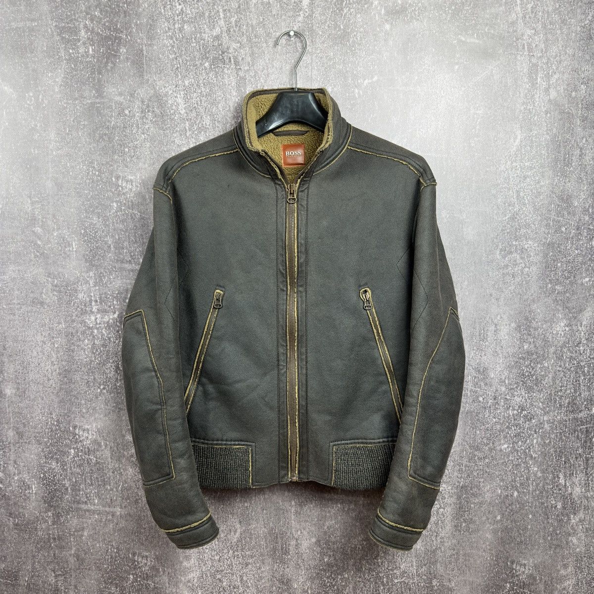 image of Hugo Boss Avant-Garde Jacket in Brown, Men's (Size Medium)