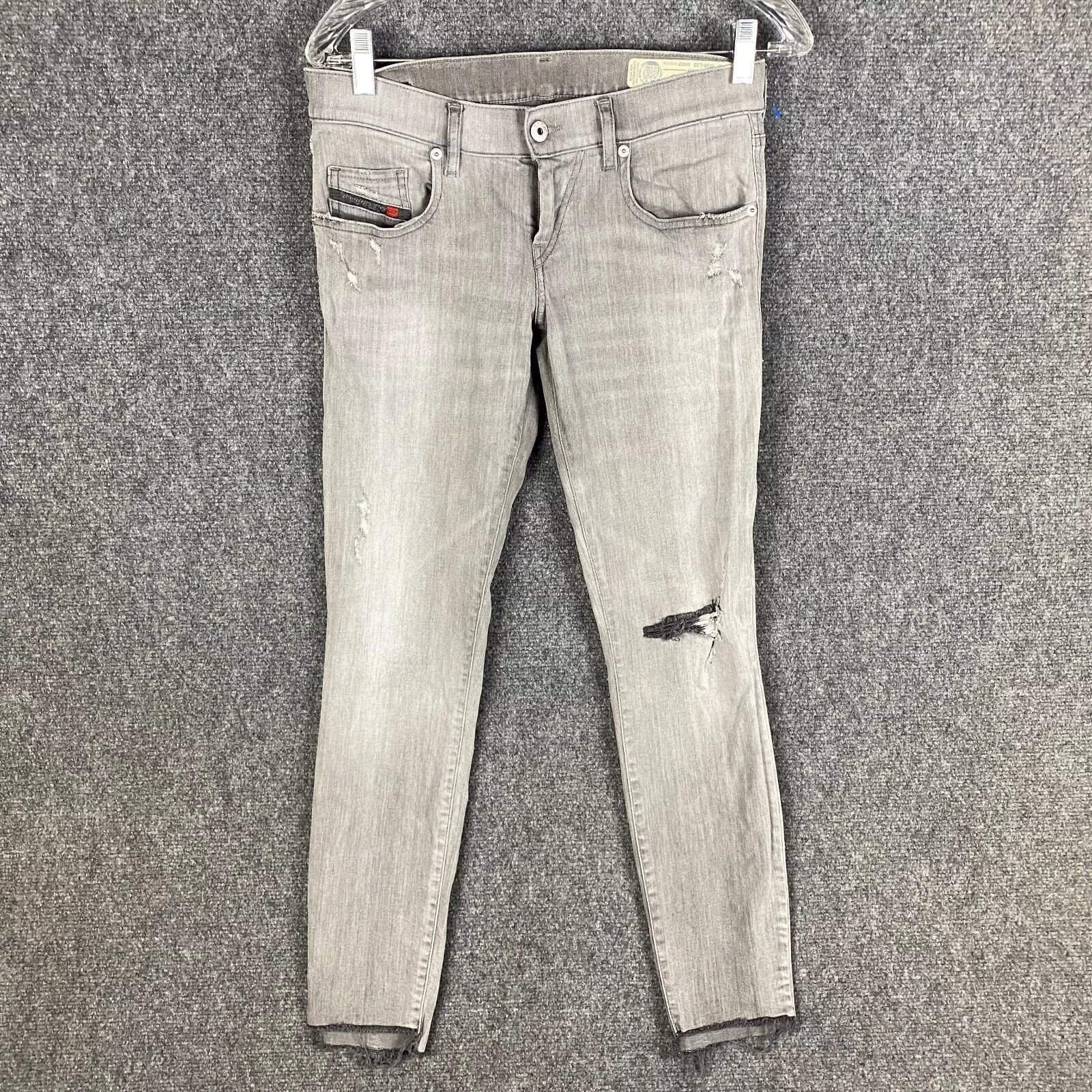 Diesel Diesel Jeans Women's Size 26 Grupee Ankle Super Slim Skinny Size 30" / US 8 / IT 44 - 1 Thumbnail