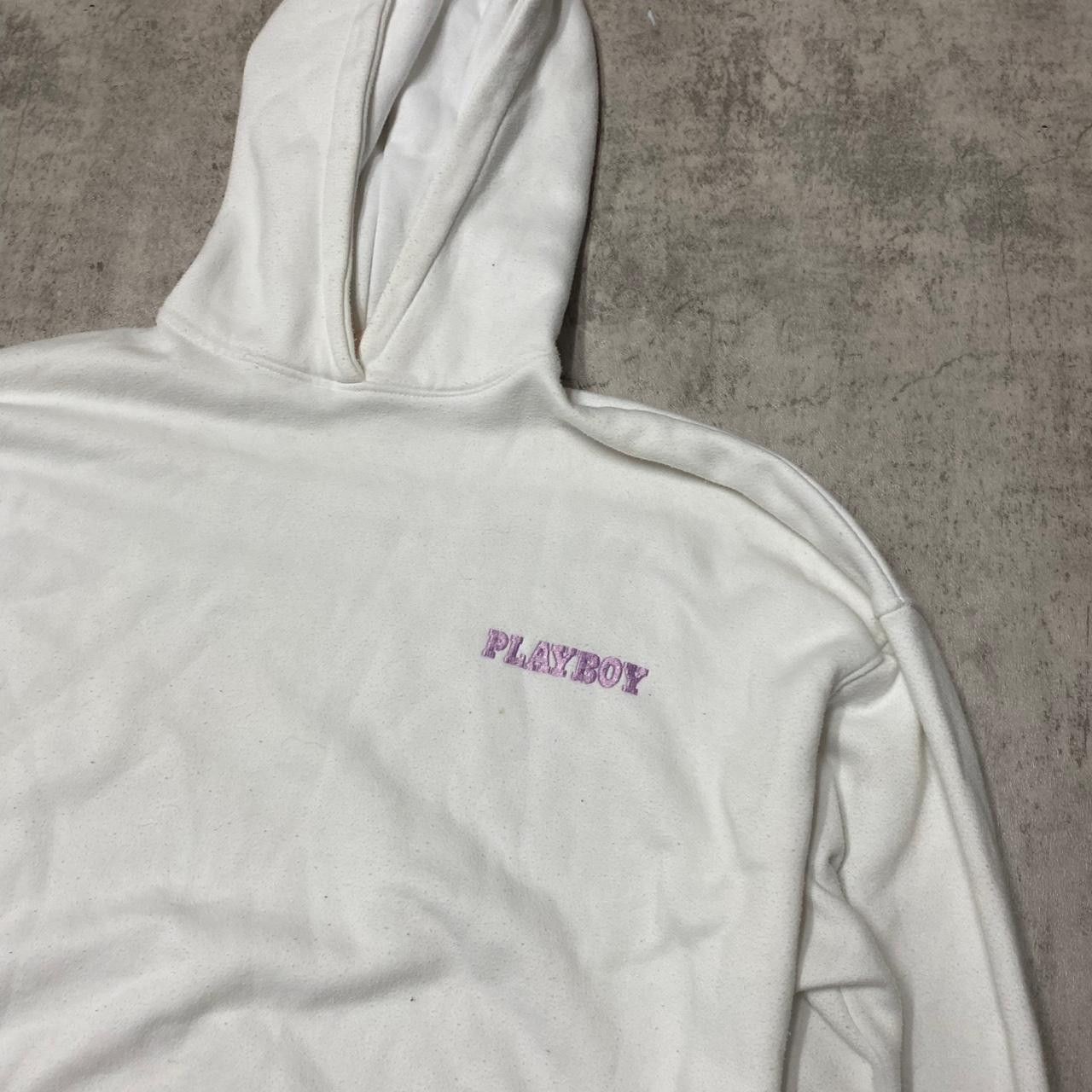 Playboy White Playboy hoodie with purple logo #loungewear Size S / US 4 / IT 40 - 2 Thumbnail