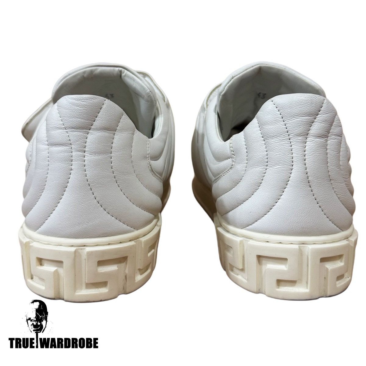 Versace 2016 Versace Velcro Strap Medusa White Low Top Sneakers Size US 10 / EU 43 - 4 Thumbnail