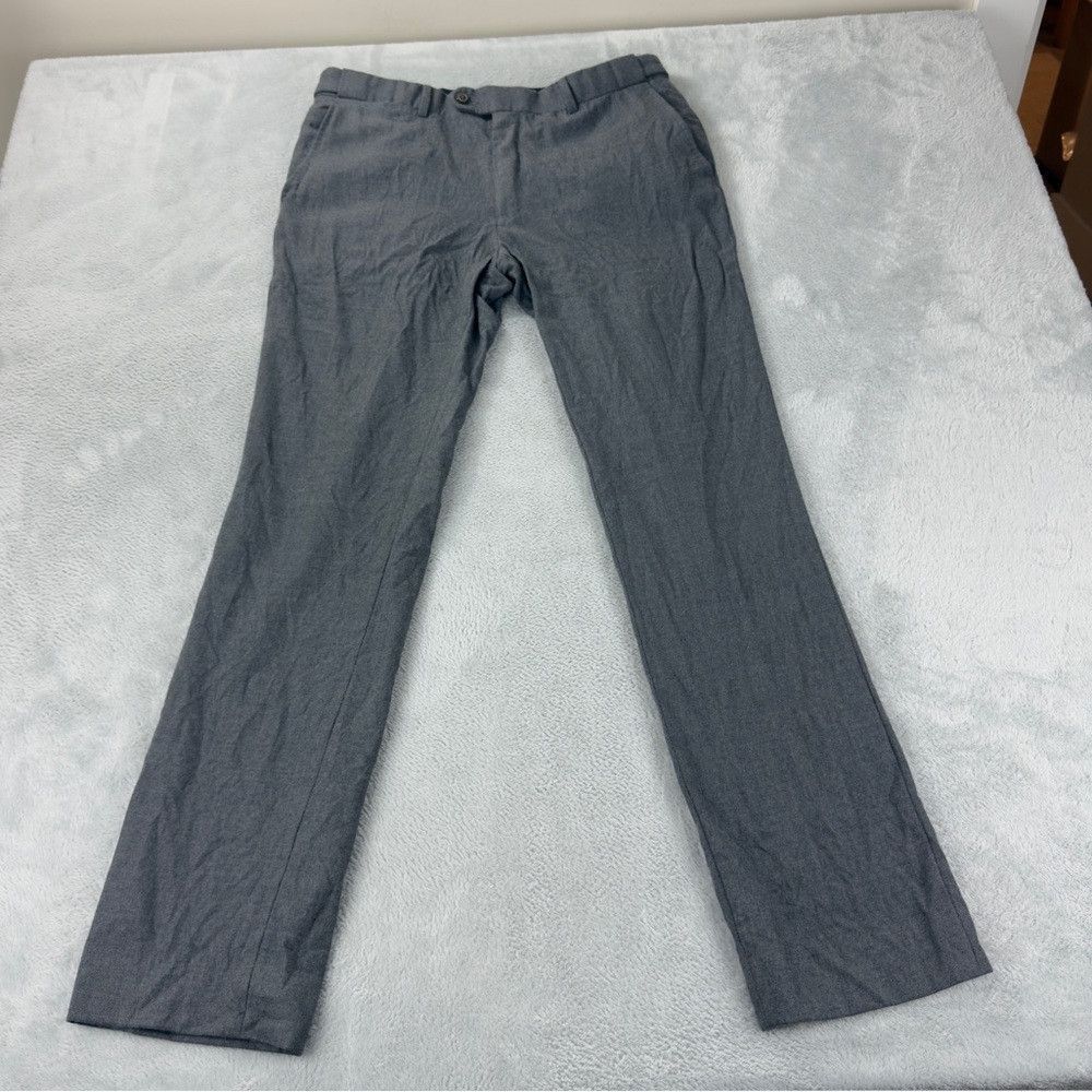 Carolina Herrera Carolina Herrera Wool Grey Dress Pants Men's Size 36 US Size US 36 / EU 52 - 1 Thumbnail