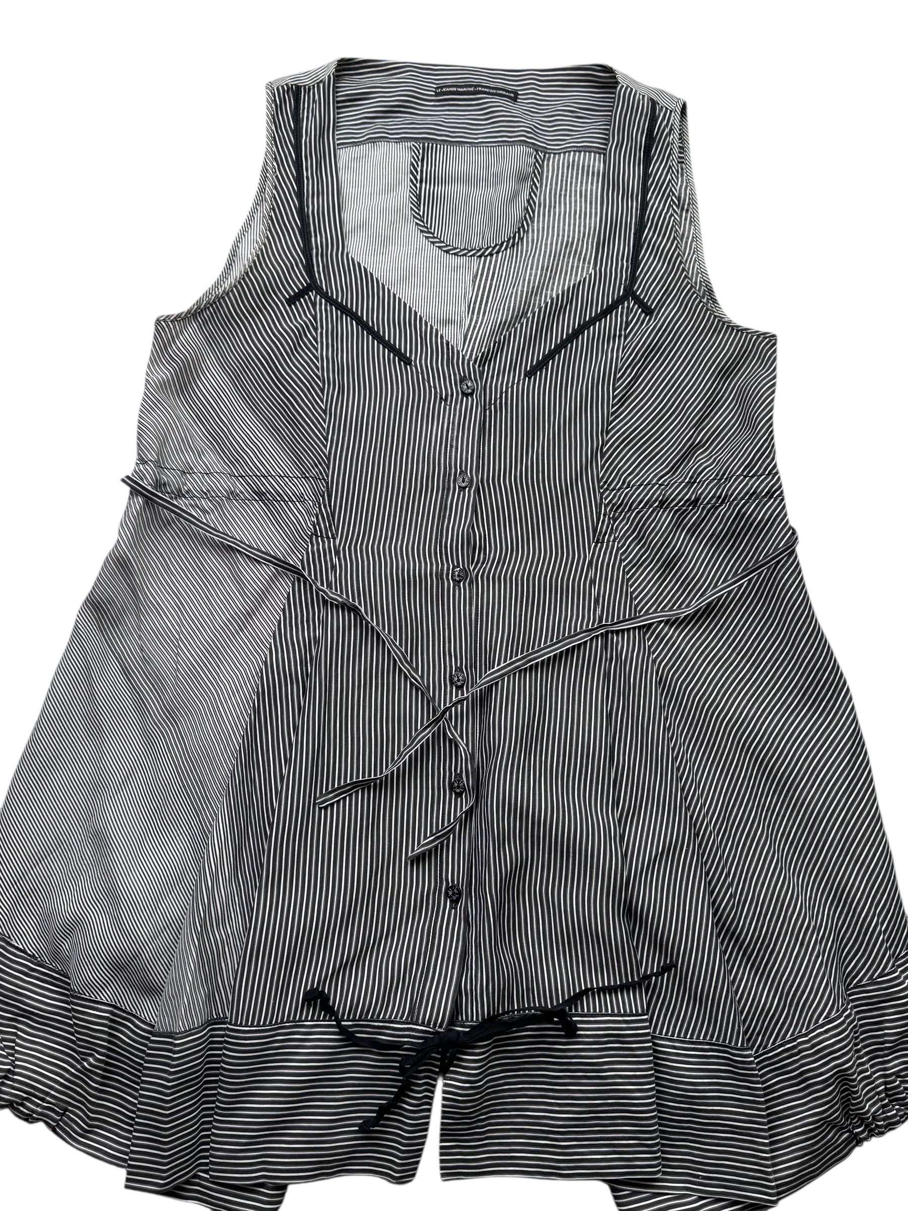 Marithe + Francois Girbaud Le Jean De Marithe+Francois Girbaud Vintage Dress (V9) Size L / US 10 / IT 46 - 2 Thumbnail