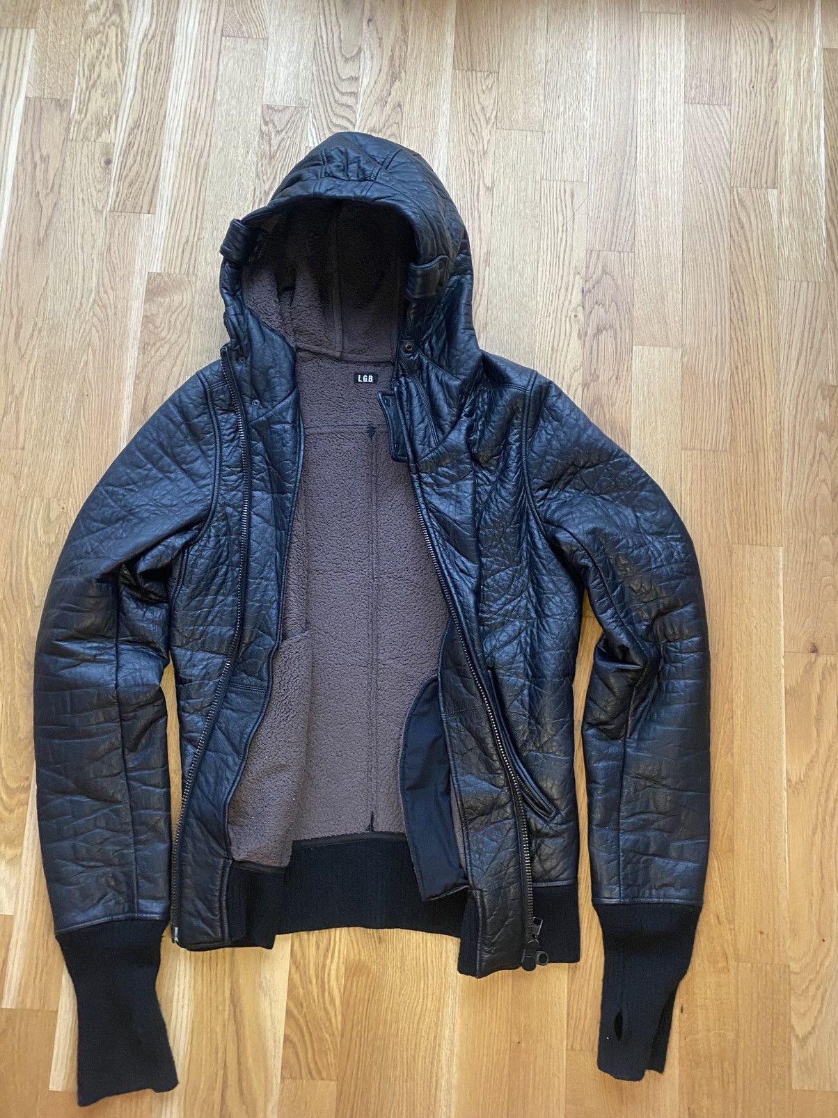Le Grande Bleu (L.G.B.) Leather Jacket Le grand bleu (L.G.B.