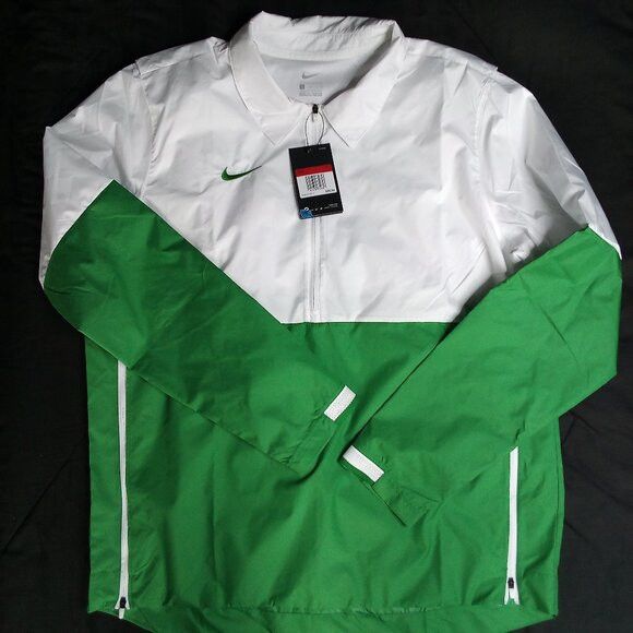 Nike NWT Nike Oregon Ducks 1/2 Zip Windbreaker Jacket Pullover Size US L / EU 52-54 / 3 - 2 Thumbnail