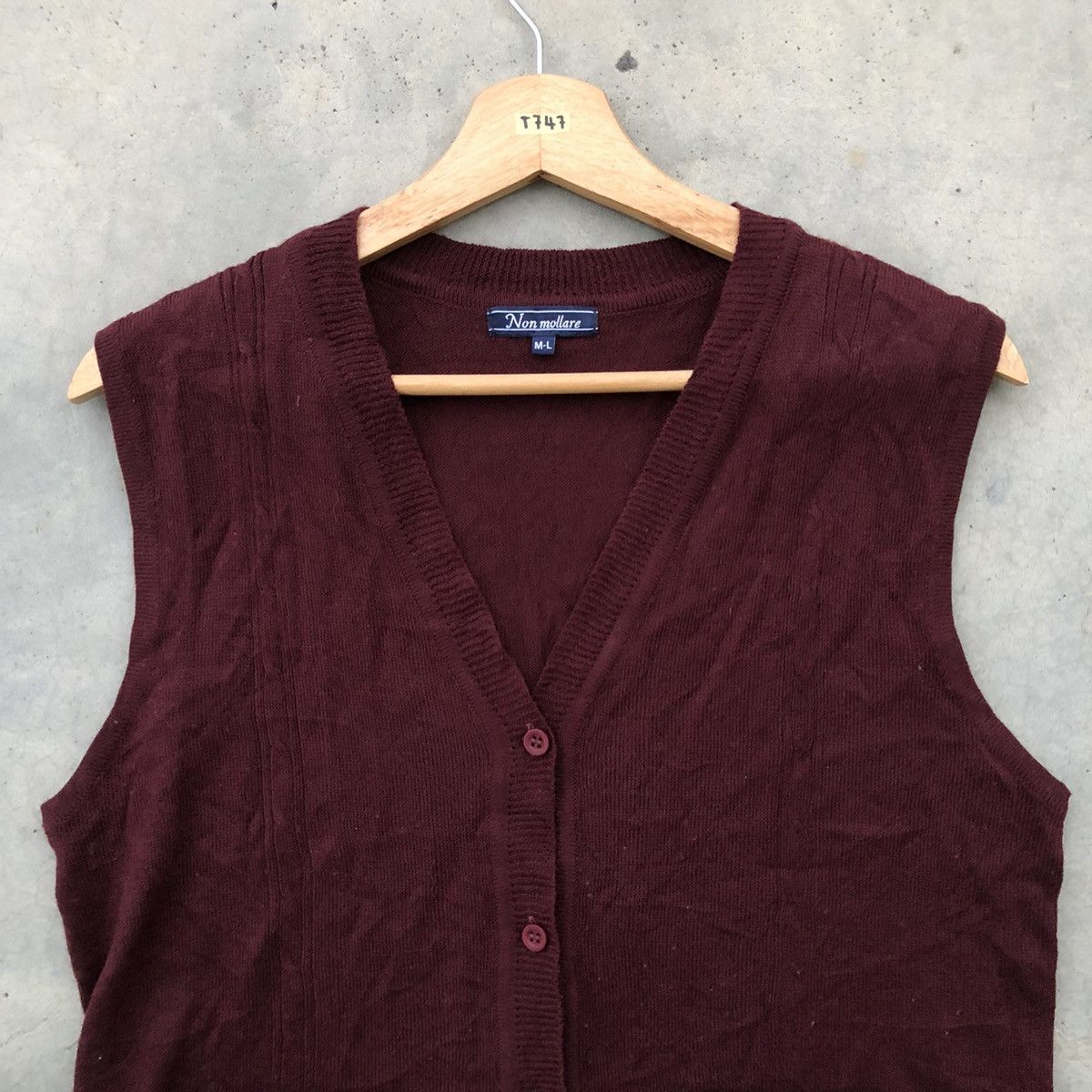 Japanese Brand 🔴Japanesebrand Knitvest Memeri Free Style With Pocket Size US M / EU 48-50 / 2 - 2 Thumbnail