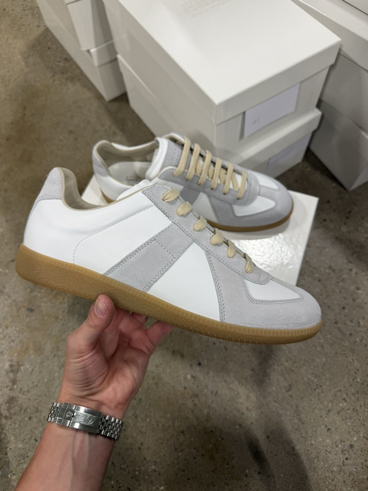 Maison Margiela Maison Margiela Replica Sneaker GATS NEW 900$ Size US 11 / EU 44 - 2 Thumbnail
