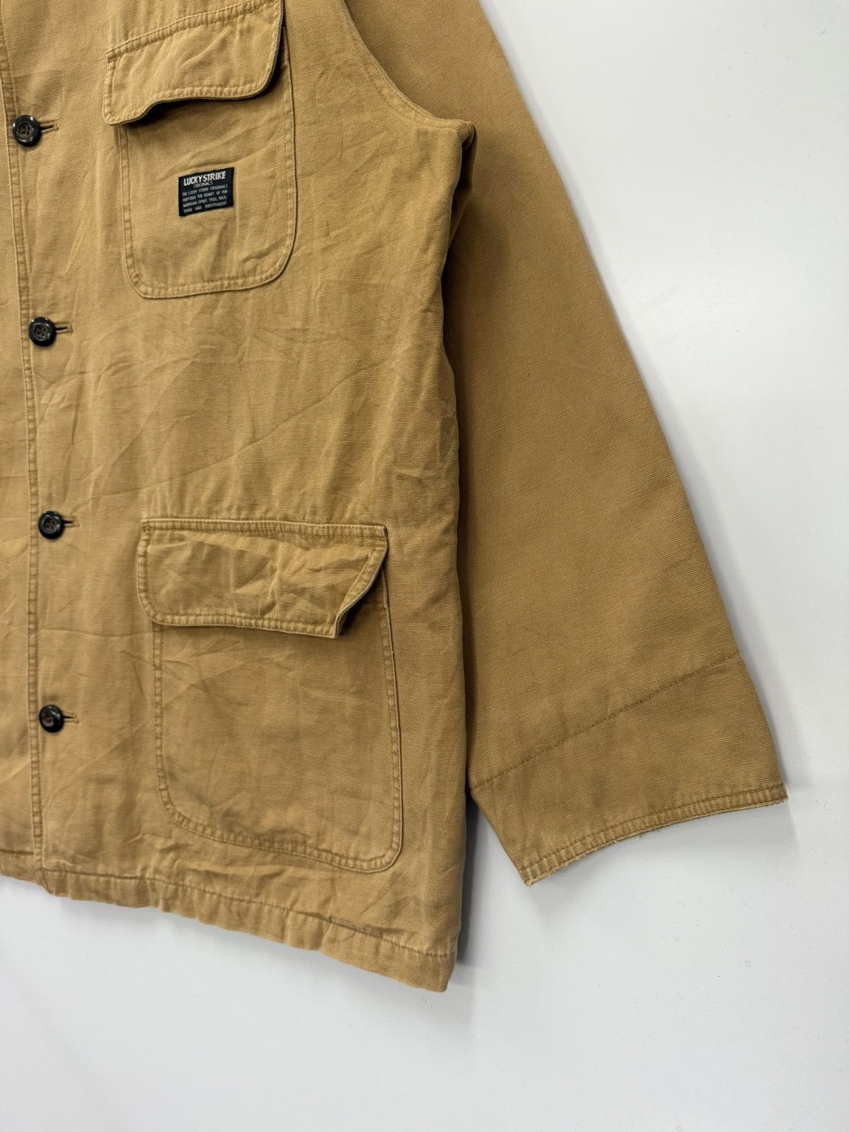 Other 🔥 Vintage Lucky Strike Duck Canvas Chore Jacket - LL Size US XL / EU 56 / 4 - 2 Thumbnail