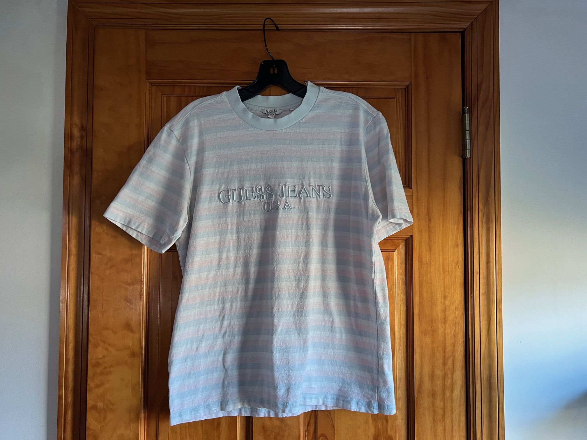 A$AP Rocky × Guess Guess Asap Rocky Striped T-Shirt Size US XS / EU 42 / 0 - 1 Thumbnail