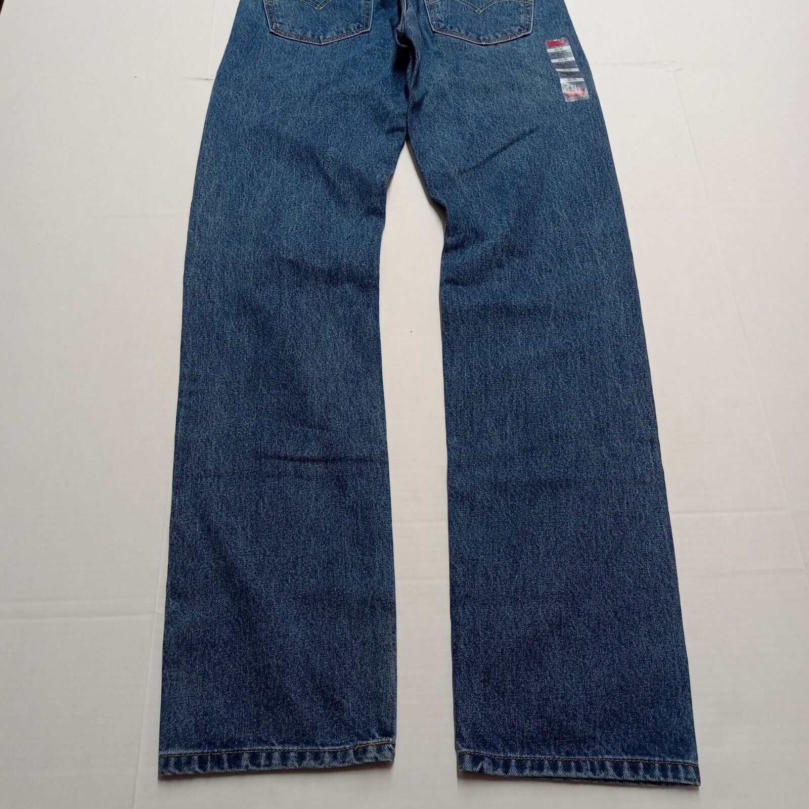 Levi's Levi's 505 Jeans Men's 32x36 Regular Fit Straight Leg Blue Size US 32 / EU 48 - 7 Thumbnail
