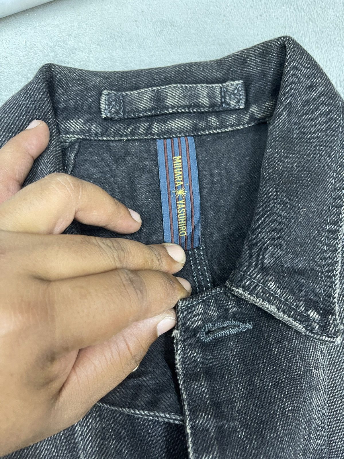Maison MIHARA YASUHIRO RARE🔥MIHARA YASUHIRO AW15 DENIM OVERJACKET Size US S / EU 44-46 / 1 - 13 Thumbnail