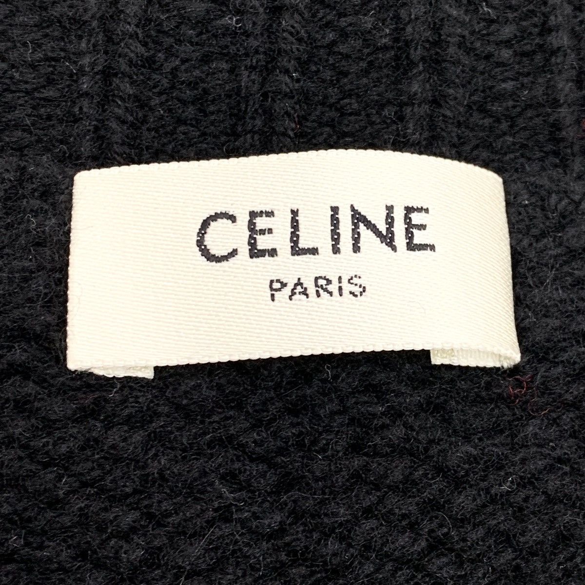 Celine Celine Black Mouth Wool Long Sleeve Knit Sweater K26WX Size US XS / EU 42 / 0 - 6 Thumbnail