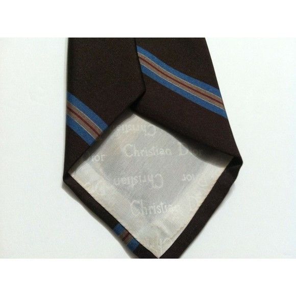 Christian Dior Monsieur CHRISTIAN DIOR VINTAGE MENS 95%POLYESTER 5%SILK TIE WIDTH:3" Size ONE SIZE - 3 Thumbnail