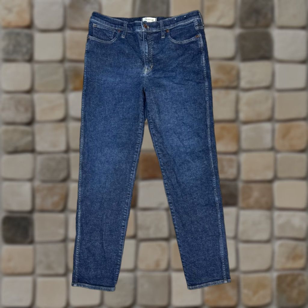 Madewell Madewell Jeans Womens 32 Tall Stovepipe Midi Rise Blue Denim Straight Leg 34x30 Vintage: No Size 24" / US 00 / IT 34 - 1 Thumbnail
