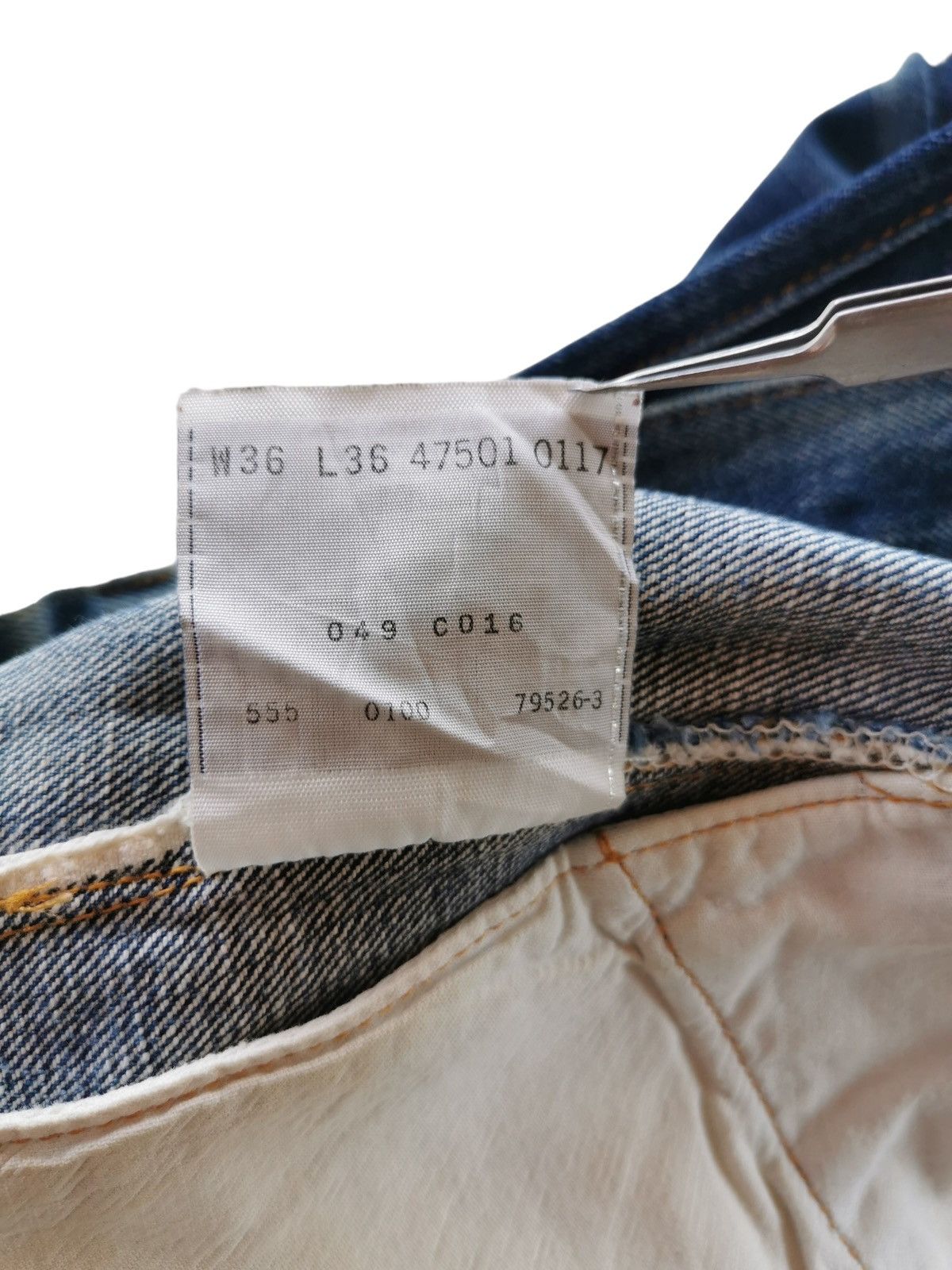 Levi's × Vintage × Who Decides War Levis 501xx Selvedge Style Who Decide War Size US 33 - 10 Thumbnail