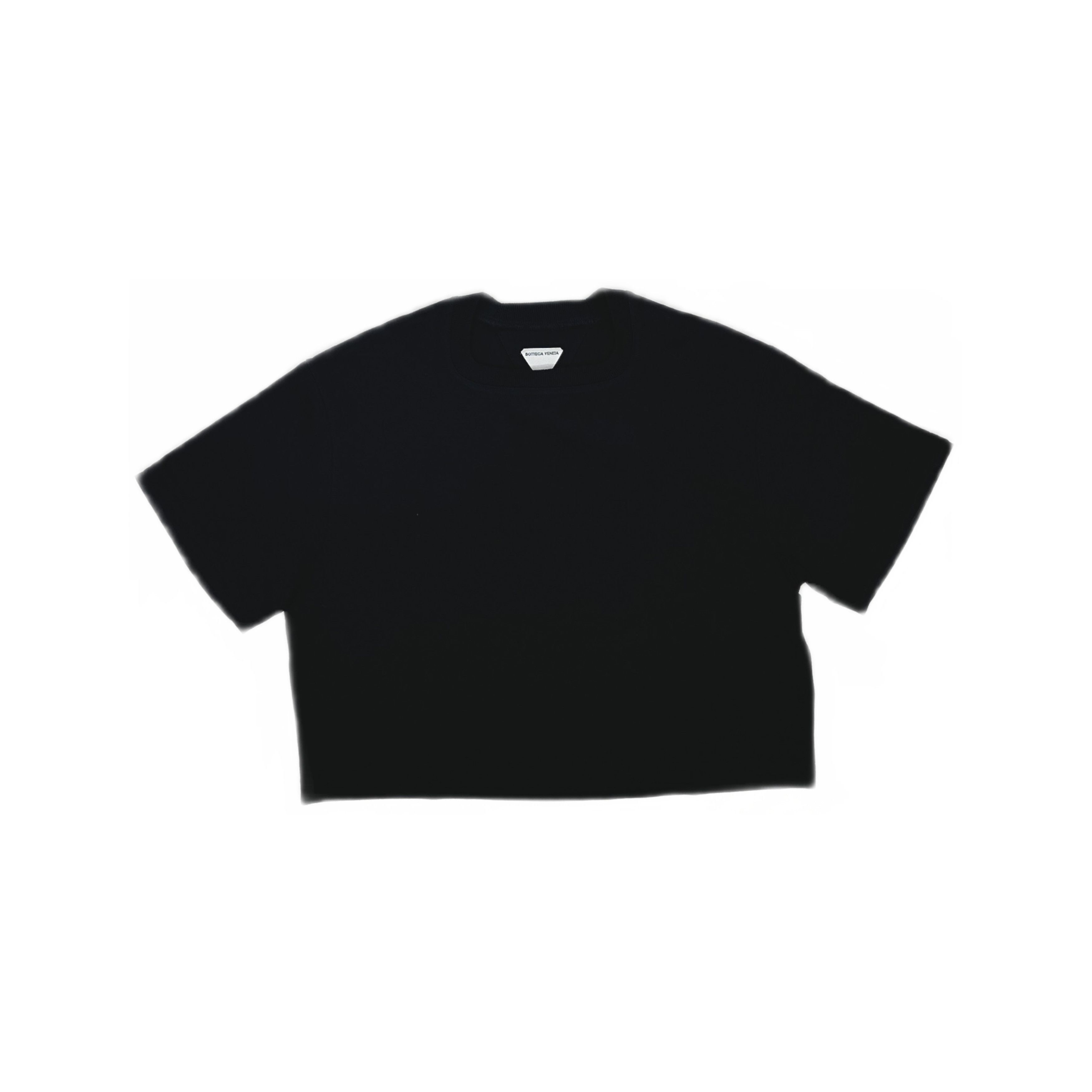 Bottega Veneta Bottega Veneta Black Cotton T-Shirt Size M Size M / US 6-8 / IT 42-44 - 1 Thumbnail
