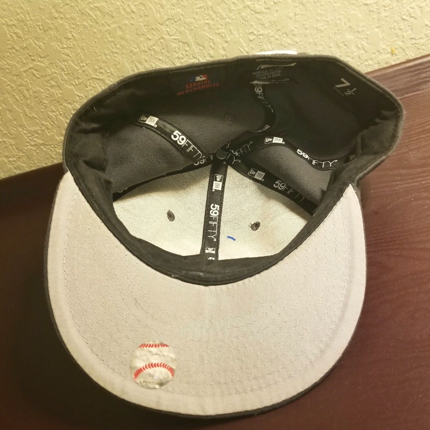 New Era New Era 59Fifty MLB Basic Fitted Hat Gray Atlanta Braves Cap 5950 Size 7 1/2 Men Baseball Cap Mens Size ONE SIZE - 5 Thumbnail