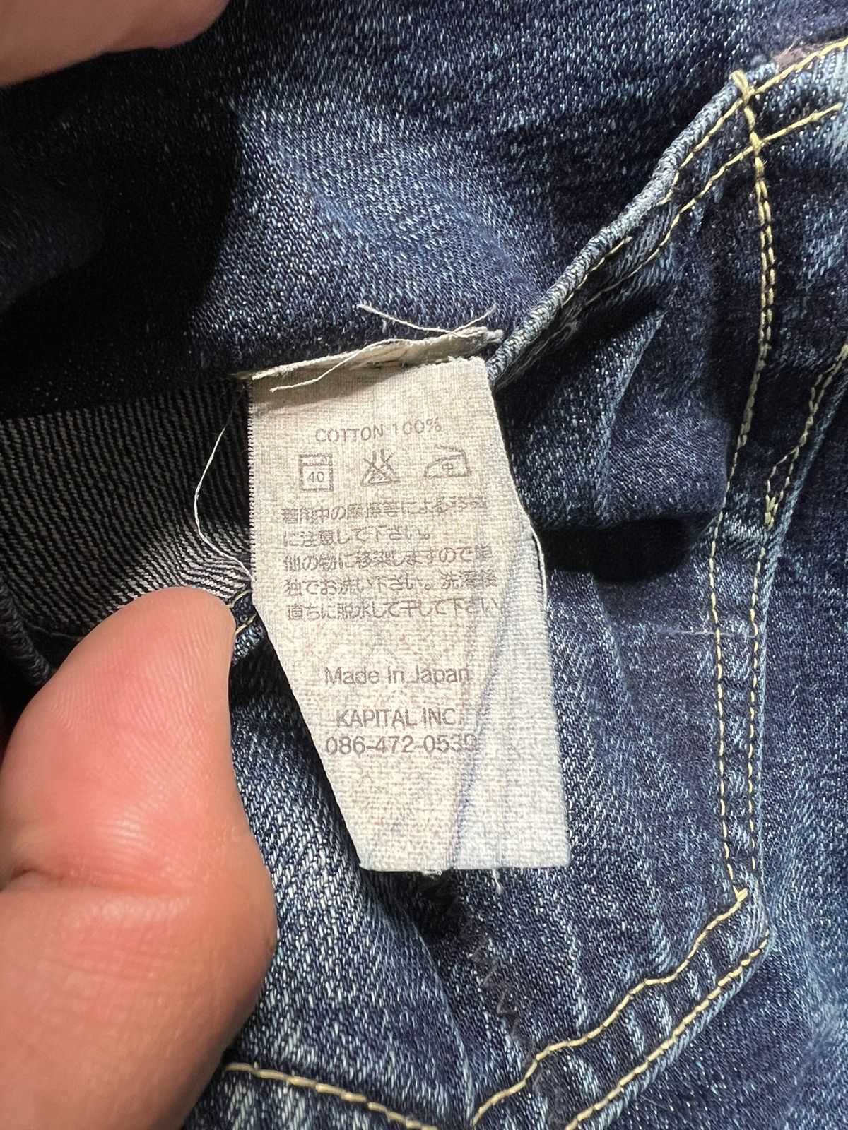 Kapital Kapital Selvedge Indigo Denim jeans Size US 28 / EU 44 - 14 Thumbnail