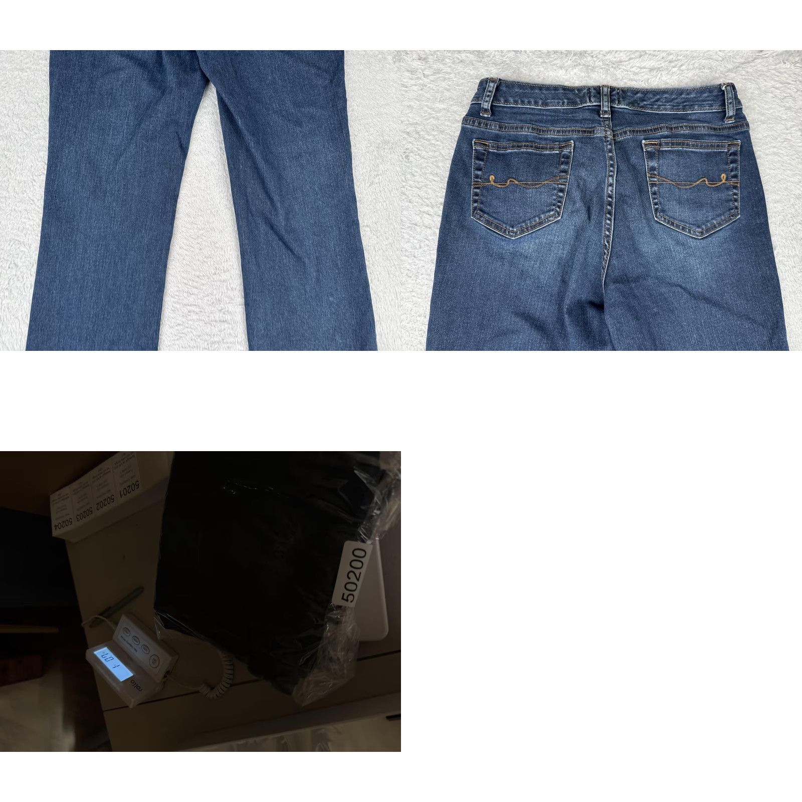 Vintage St. John's Bay Jeans Womens 4P Blue Bootcut Leg Stretch Denim Petite Classic Size 27" / US 4 / IT 40 - 10 Thumbnail