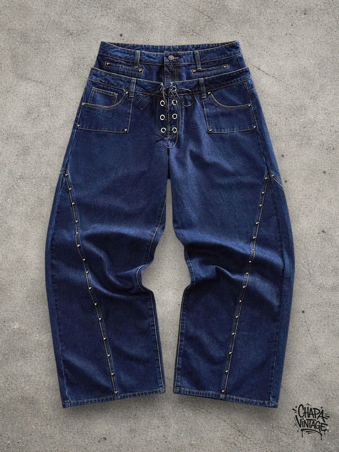 Vintage Opium goth jeans Size US 32 / EU 48 - 1 Thumbnail