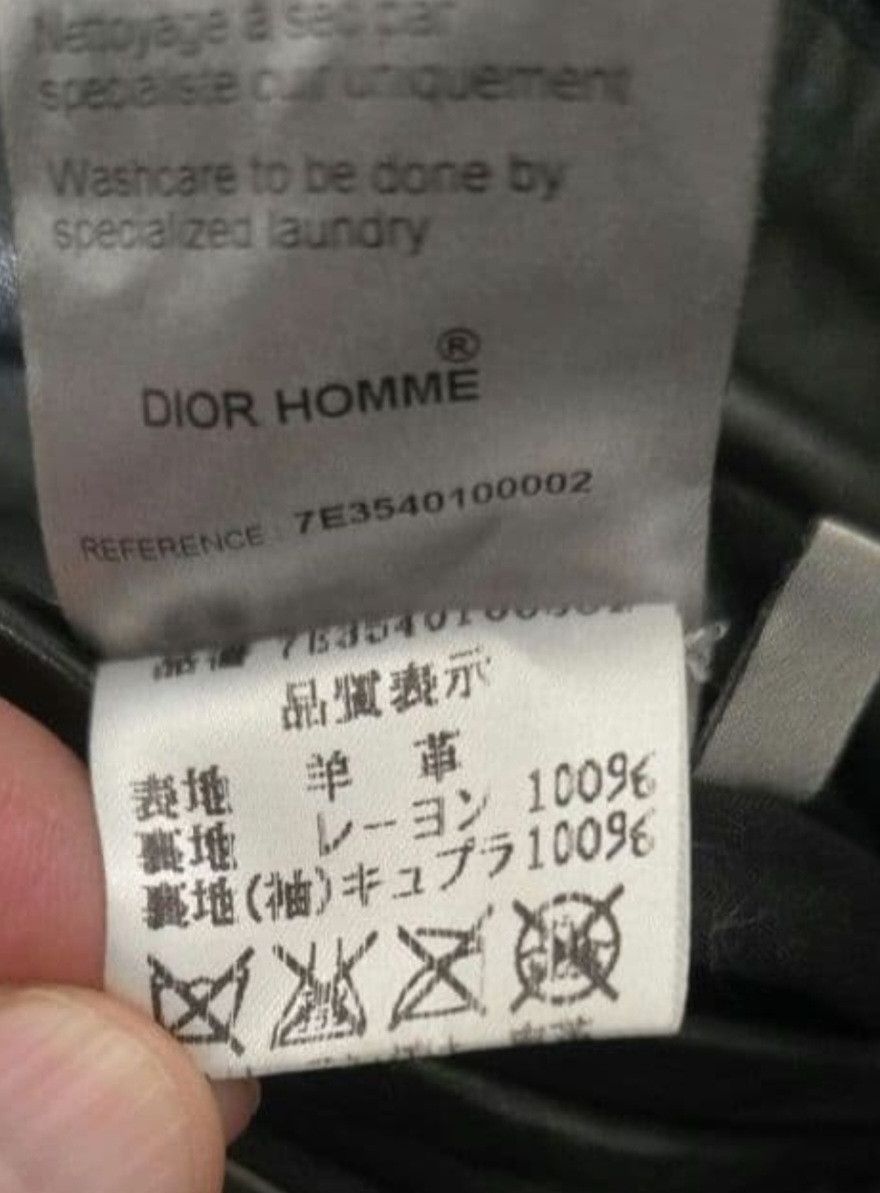 Dior Deadstock Dior Homme 07SS 4-Pocket Leather Jacket 44 Hedi Size US S / EU 44-46 / 1 - 15 Thumbnail
