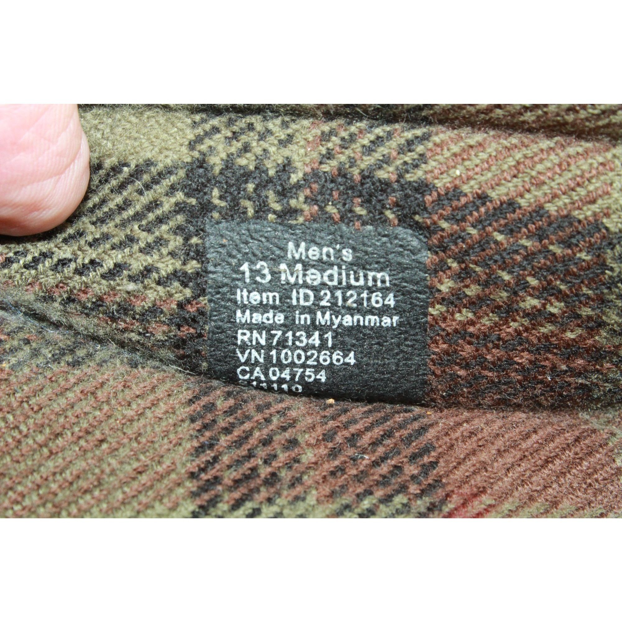 L.L. Bean LL Bean Brown Leather Flannel Moc Slippers Men's 13 M Size US 13 / EU 46 - 8 Thumbnail