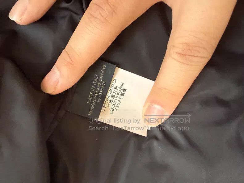 Versace Versace The coat is dark gray with a hood Size US XL / EU 56 / 4 - 5 Thumbnail