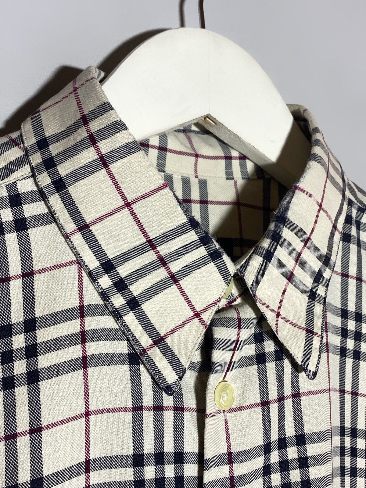 Burberry Vintage Burberry London Checked Short Sleeve Shirt Men’s Size US M / EU 48-50 / 2 - 9 Thumbnail