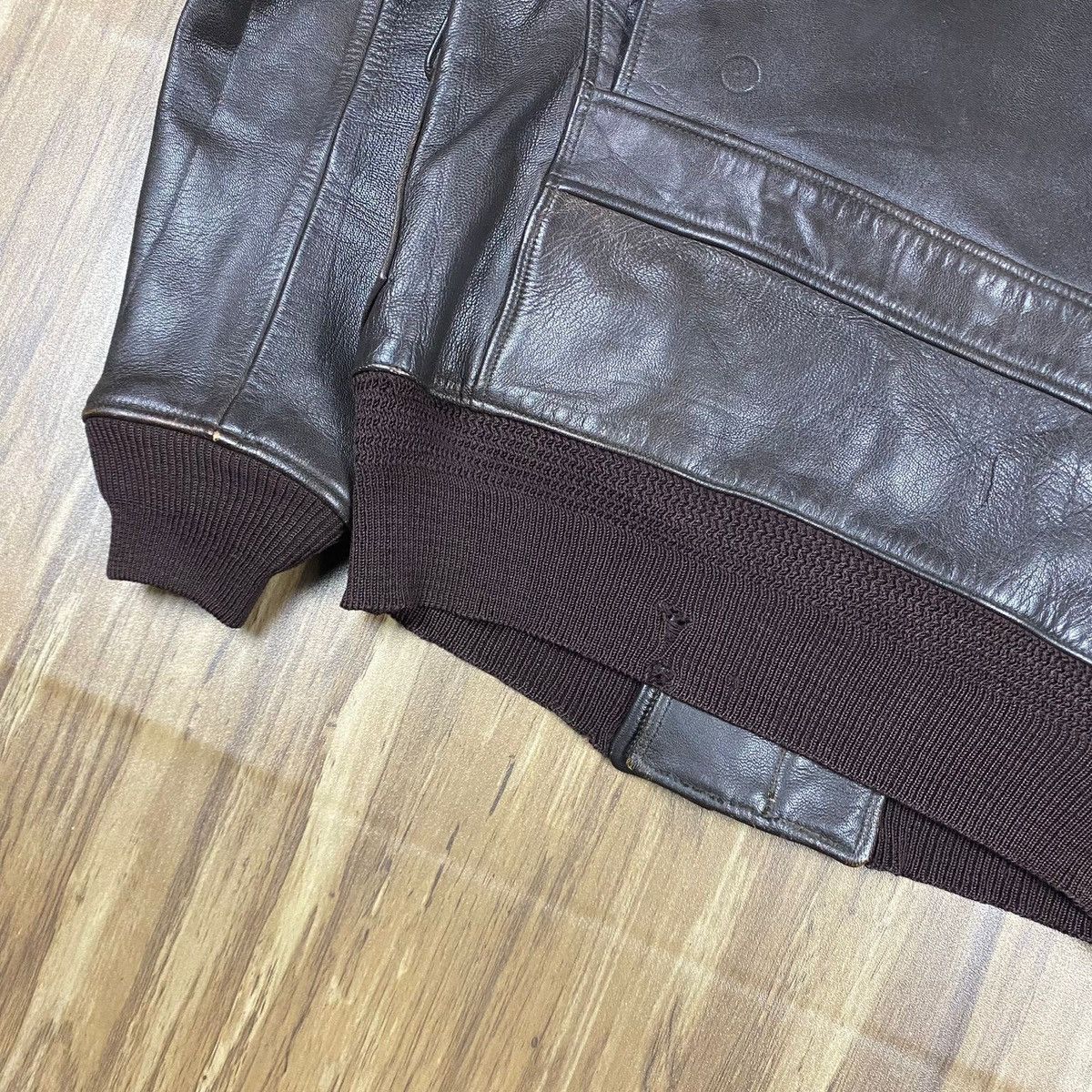 Genuine Leather Buzzrickson leather jacket Size US XXS / EU 40 - 7 Thumbnail