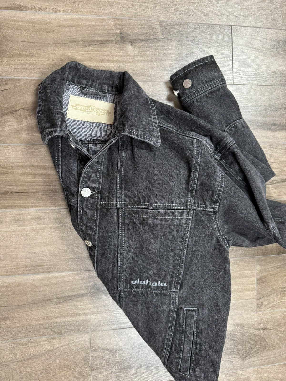Other Olakala Black Denim Jacket Size US XS / EU 42 / 0 - 3 Thumbnail