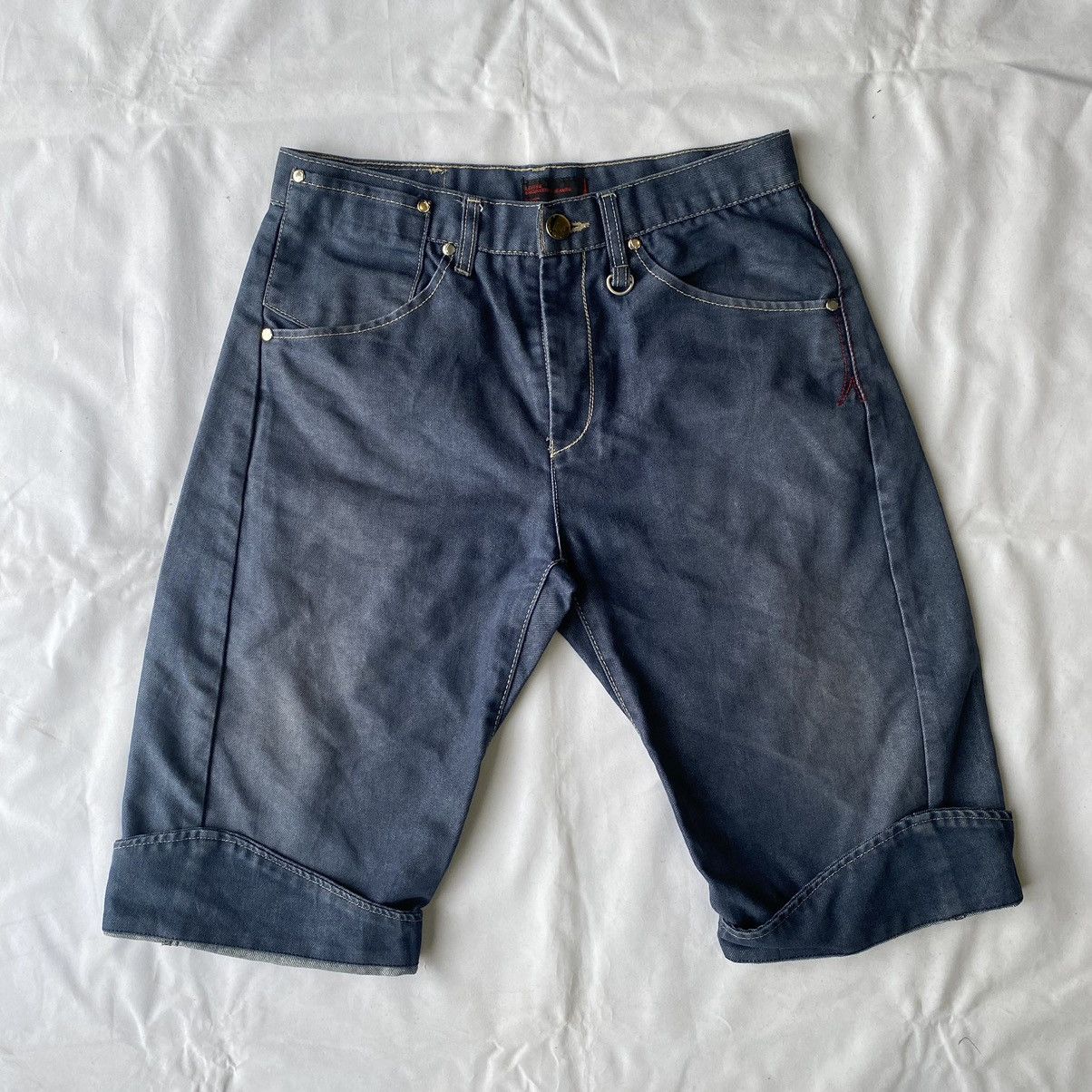 Levi's × Vintage Levi’s Engineered Jeans Carpenter Denim Shorts Classic Y2K Size US 32 / EU 48 - 1 Thumbnail