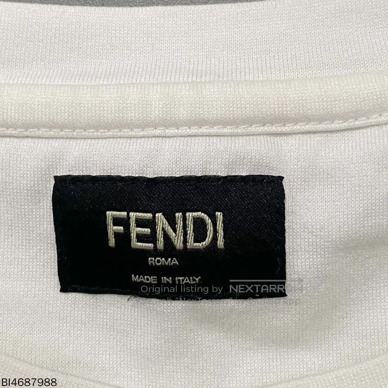 Fendi Fendi Embroidered double F short-sleeve top Size US M / EU 48-50 / 2 - 5 Thumbnail