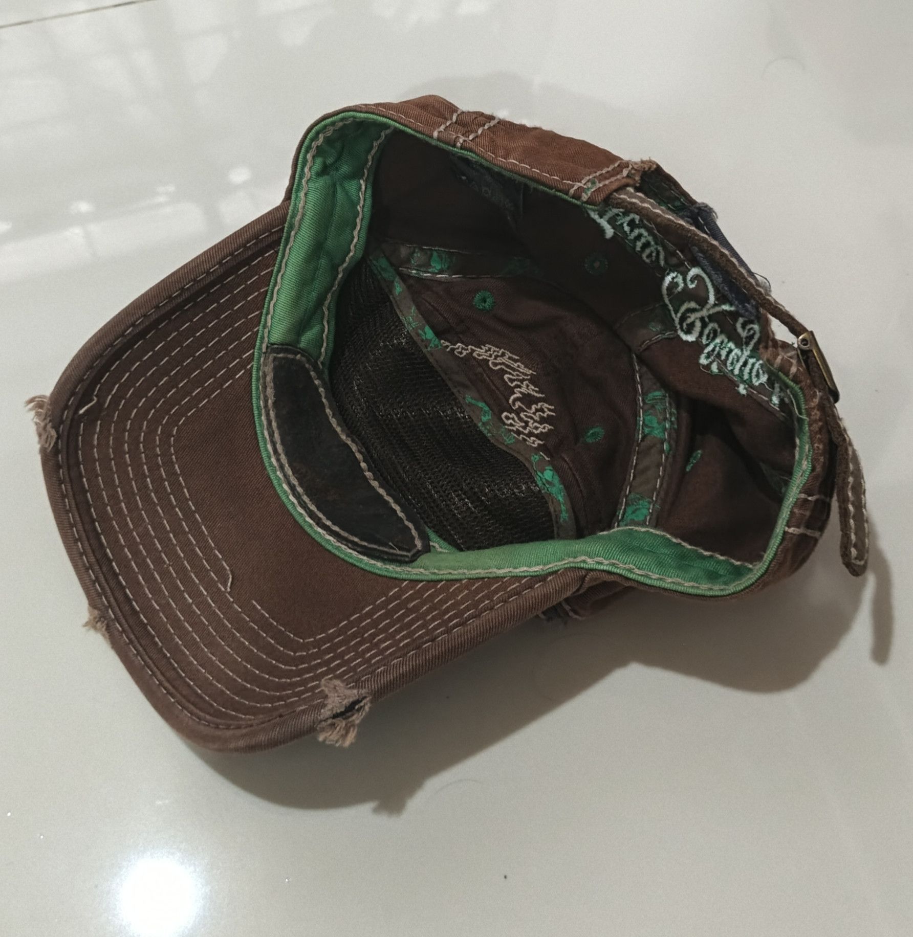 True Religion Tr Y2k Distressed cap Size ONE SIZE - 3 Thumbnail