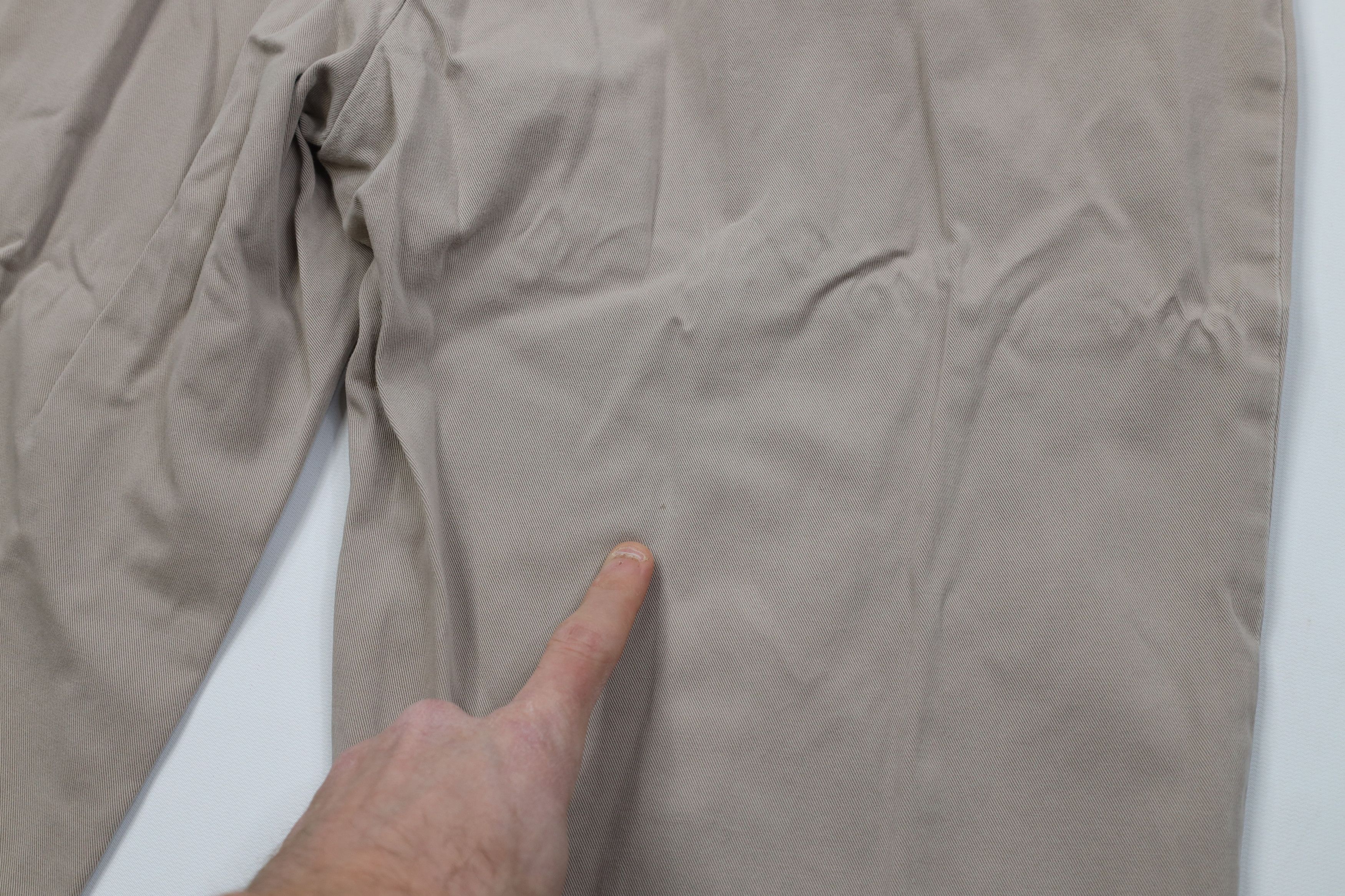 Ralph Lauren Vintage 90s Ralph Lauren Wide Leg Chino Pants Beige Cotton Size US 38 / EU 54 - 13 Thumbnail