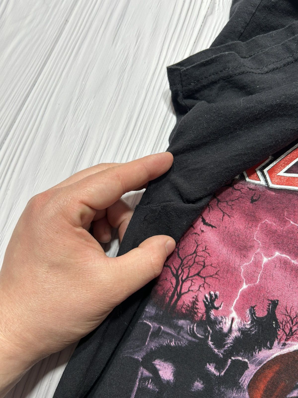 Band Tees Vintage 2010 Iron Maiden Band Thrash T-Shirt Size L Size US L / EU 52-54 / 3 - 8 Thumbnail