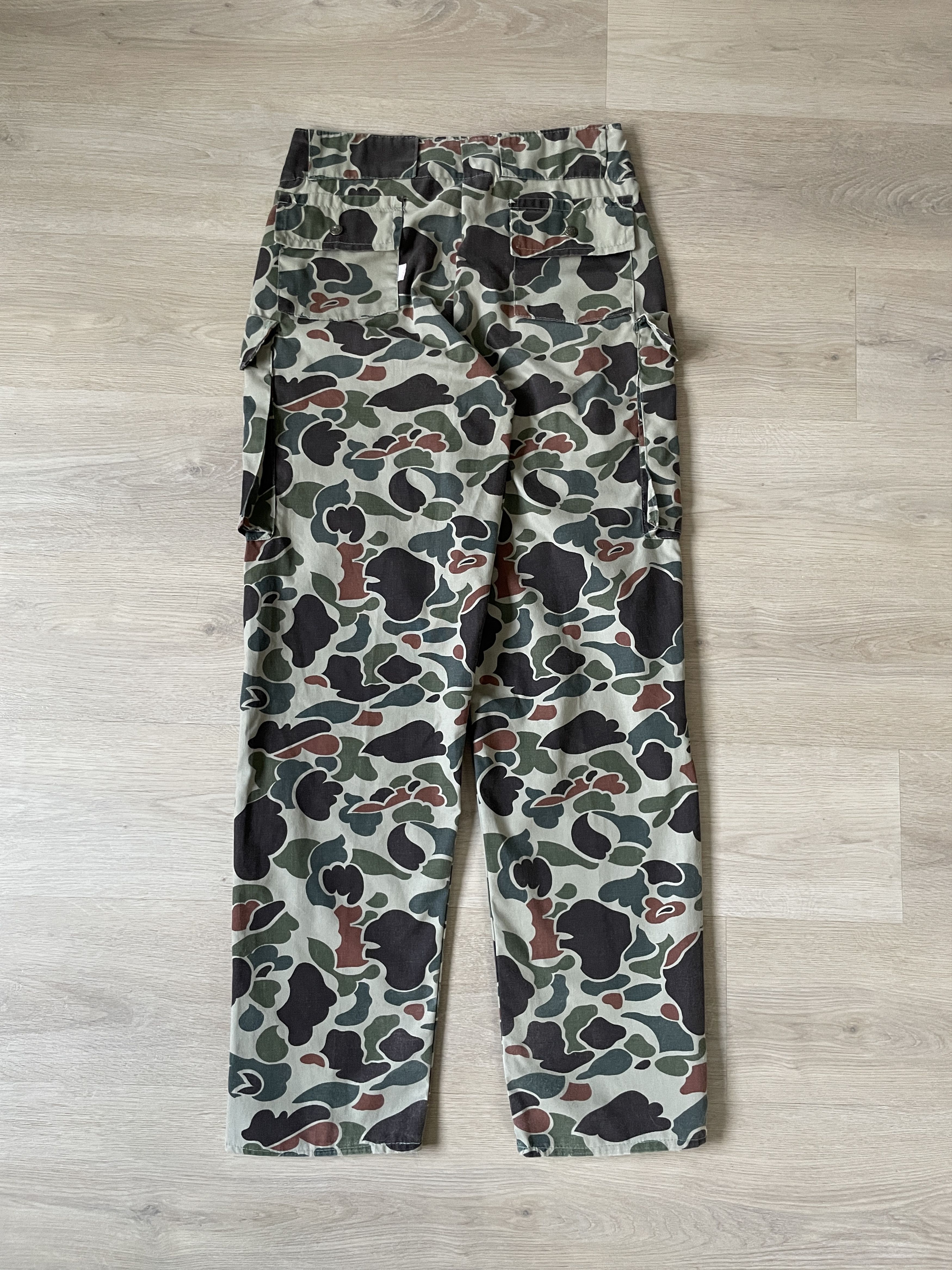 Vintage 90s Faded Duck Camo (Bootcut) Cargo Pants Size US 31 - 7 Thumbnail
