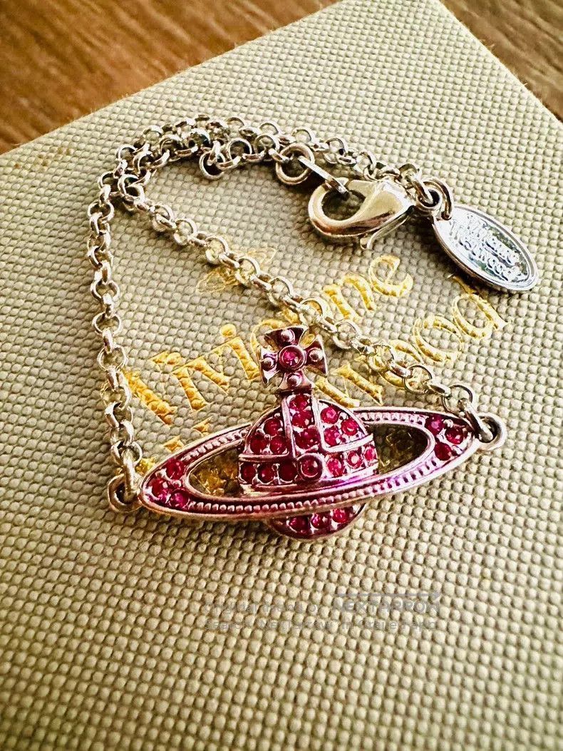 Vivienne Westwood Vivienne Westwood Pink Crystal Bracelet . Size ONE SIZE - 5 Thumbnail