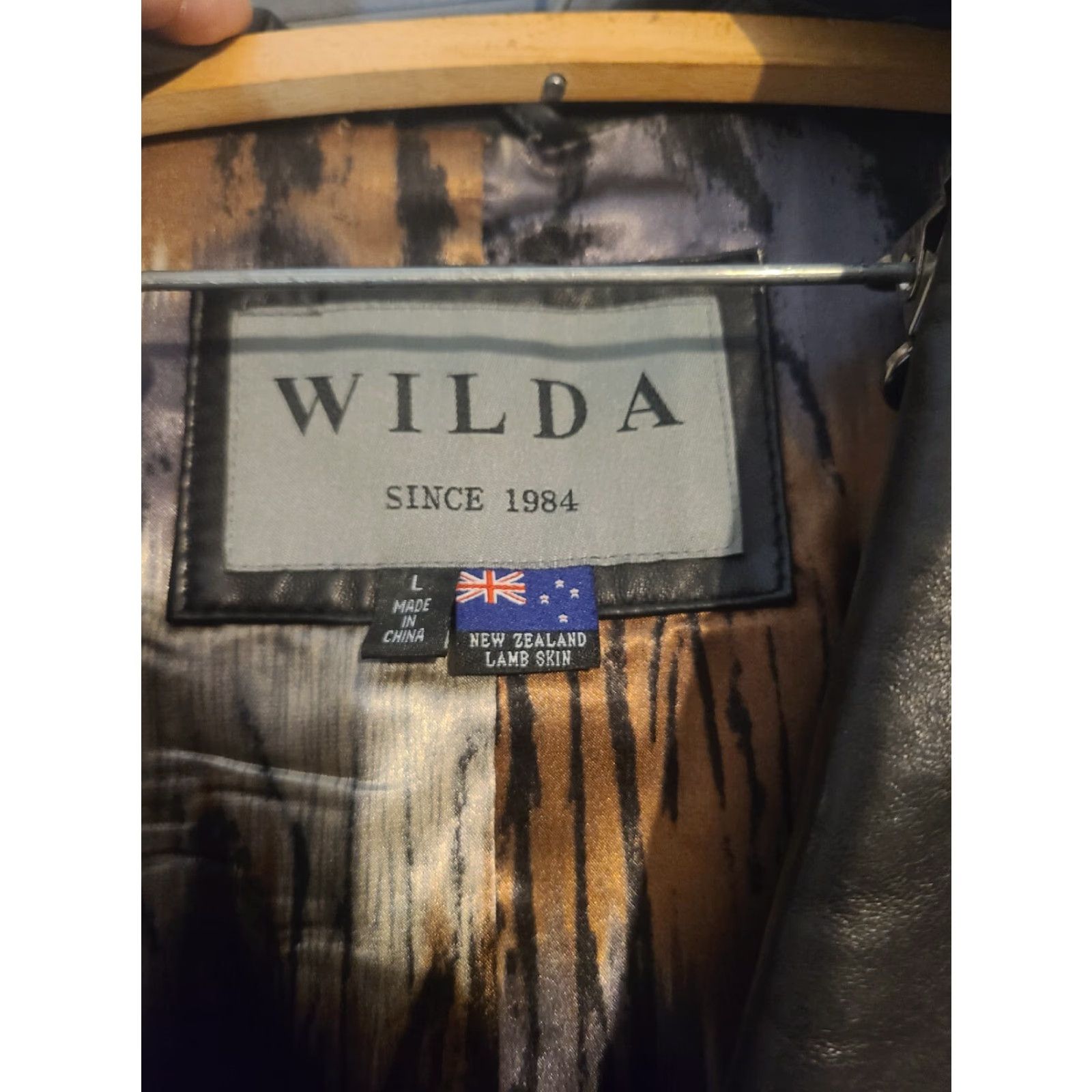 Vintage VINTAGE Wilda LAMBSKIN BLACK LEATHER COAT Jacket Womens Plus Size L Hooded Fur Trim Zip Out Lining Size L / US 10 / IT 46 - 4 Thumbnail