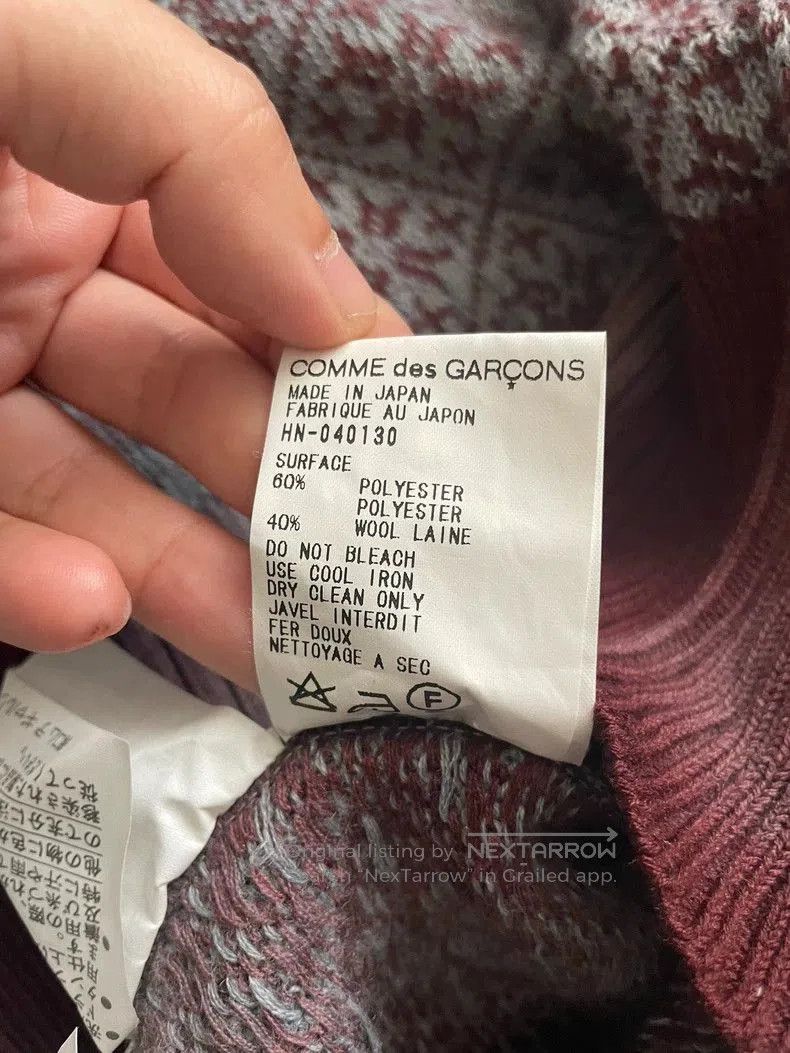 Comme des Garcons 90s CdG Homme Silver Label Knit Vest. Size US M / EU 48-50 / 2 - 4 Thumbnail