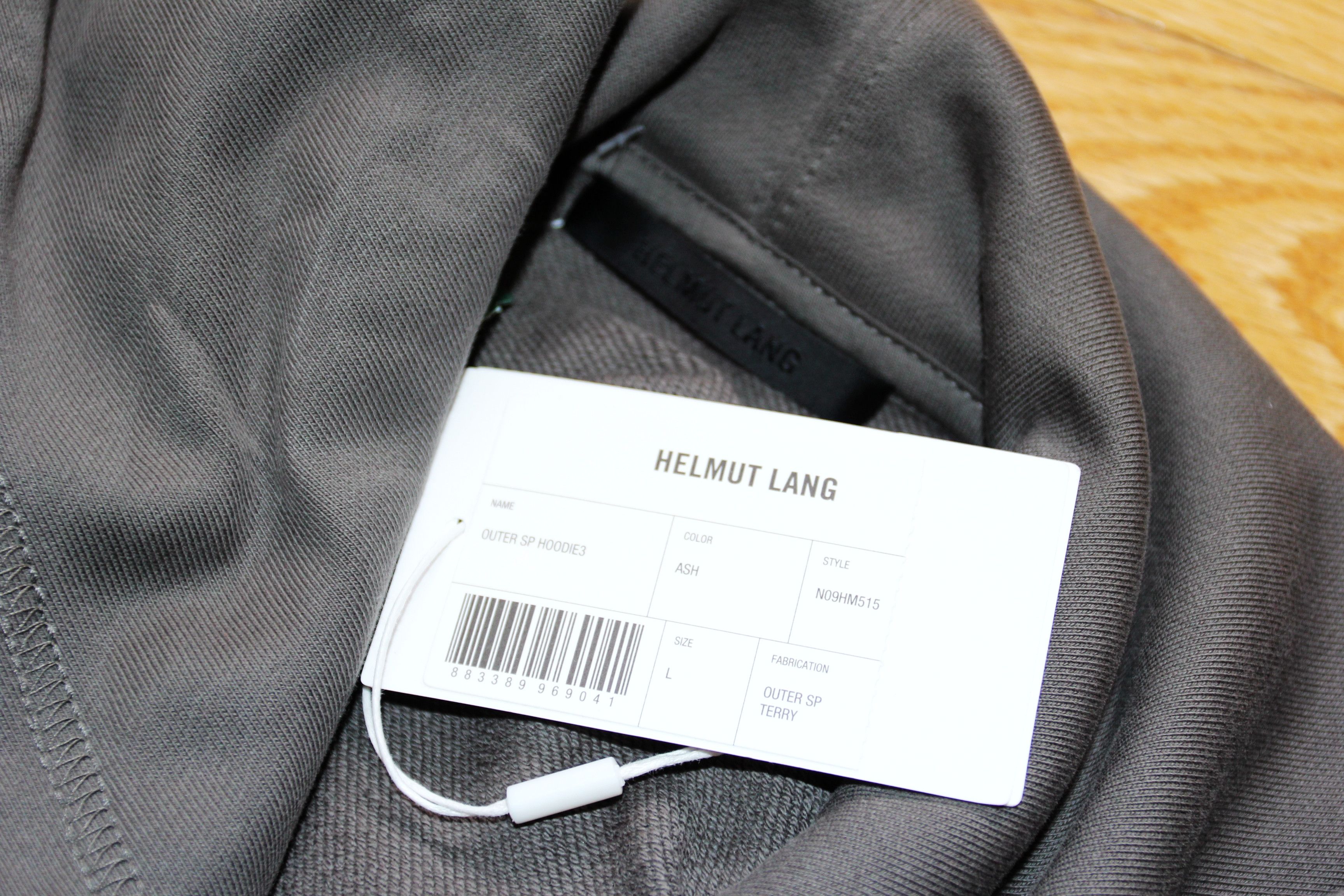 Helmut Lang BNWT SS24 HELMUT LANG OUTER SP HOODIE L Size US L / EU 52-54 / 3 - 9 Thumbnail