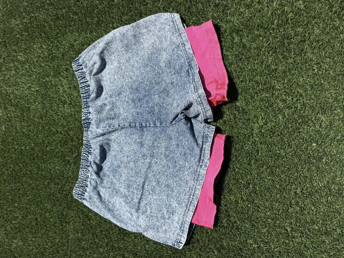 Nike Vintage Andre Agassi 90s Nike Court Challenge Denim Shorts Size US 38 / EU 54 - 2 Thumbnail
