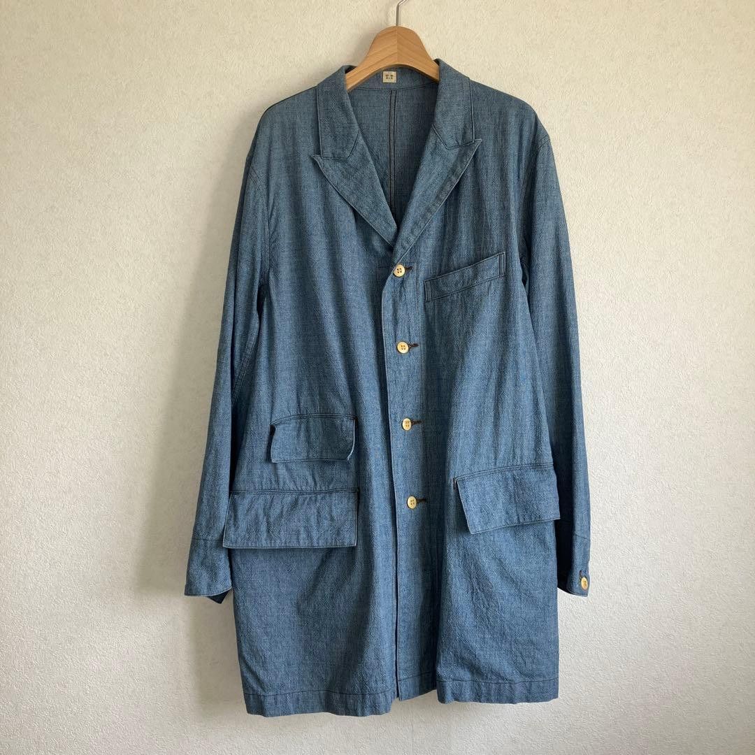 Taiga Takahashi TAIGA TAKAHASHI Lot401 Engineer Coat Blue 38 Size US S / EU 44-46 / 1 - 1 Thumbnail